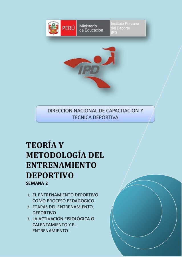 teoria y metodologia del entrenamiento deportivo